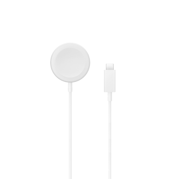 [CBL-GCCW-WH100] Bazic GoCharge 1M USB-C to Magnetic Apple Watch Charger, White