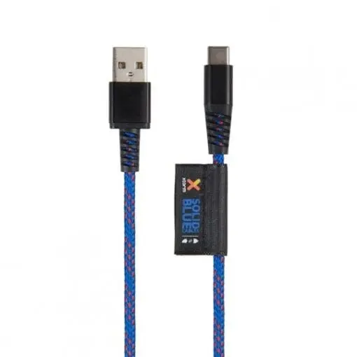 [CS030] Xtorm Solid Blue 1M USB-A to USB-C Cable