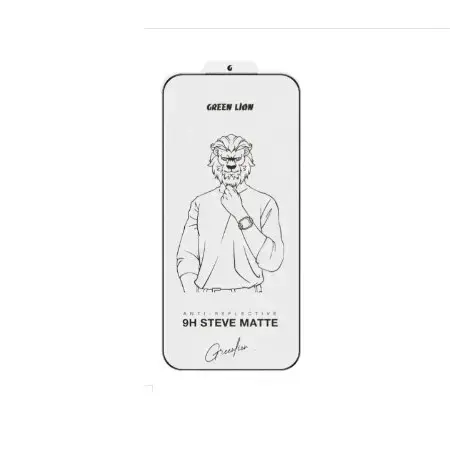 [GN9HSMT16PMCL] Green Lion iPhone 16 Pro Max 9H Steve Matte AR Glass