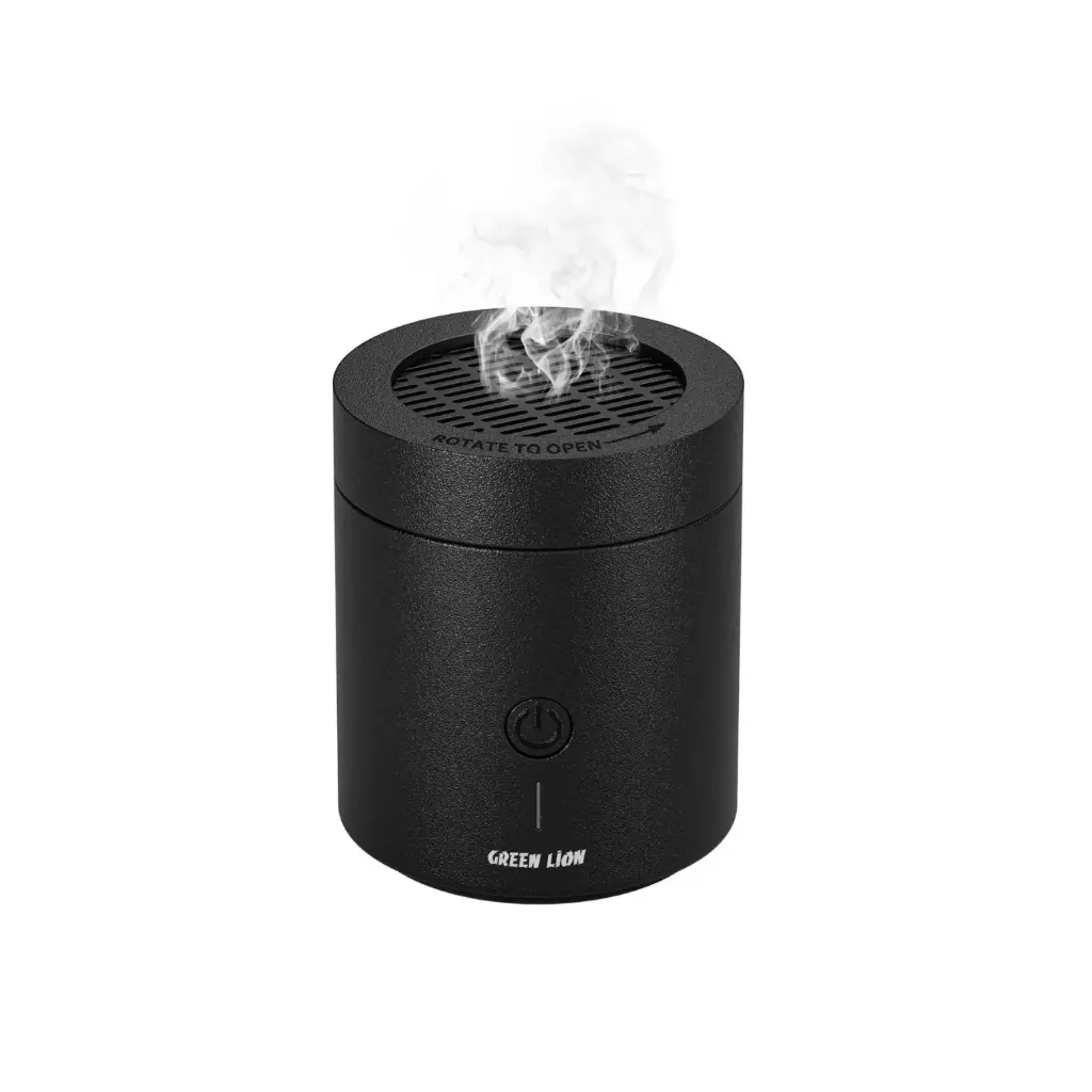 [GNDUNEBKRBK] Green Lion Dune Bakhour Incense Burner, Black