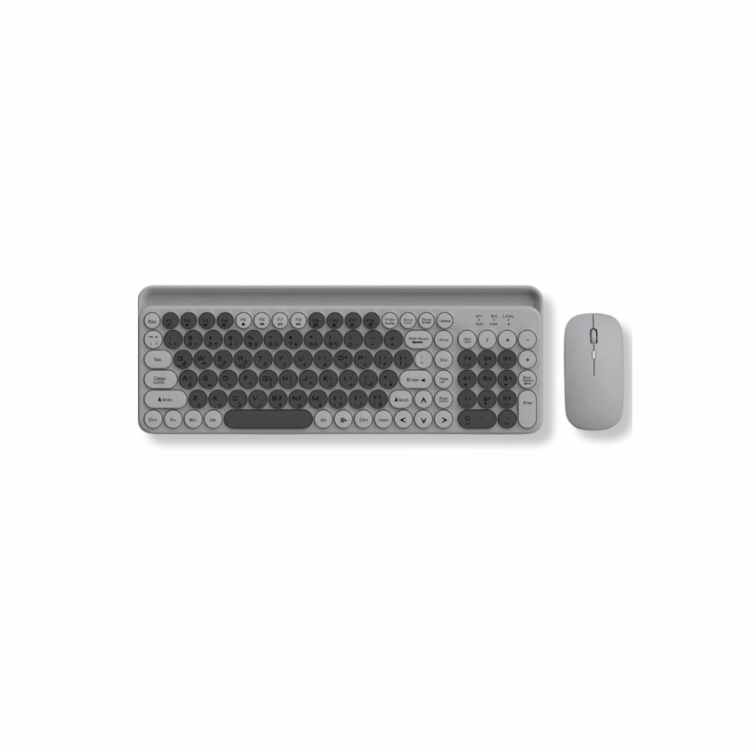 [GNWLDUKYBKGY] Green Lion Wireless Dou | Mouse + Keyboard, Grey