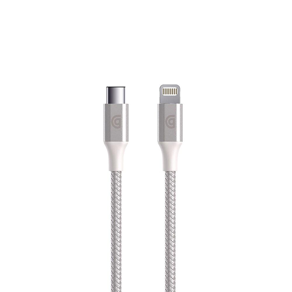 [GP-064-SLV] كابل USB-C إلى لايتنينغ بريميوم 3 قدم