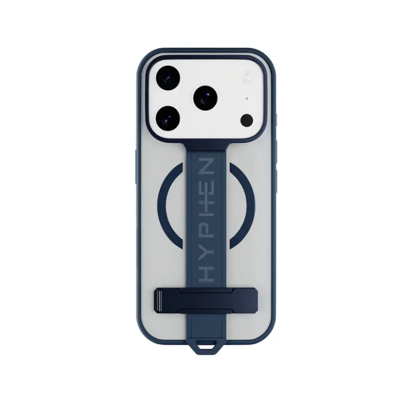 [HPC-GIG17PM6989] HYPHEN FLEX Grip iPhone 17 Pro Max, Indigo