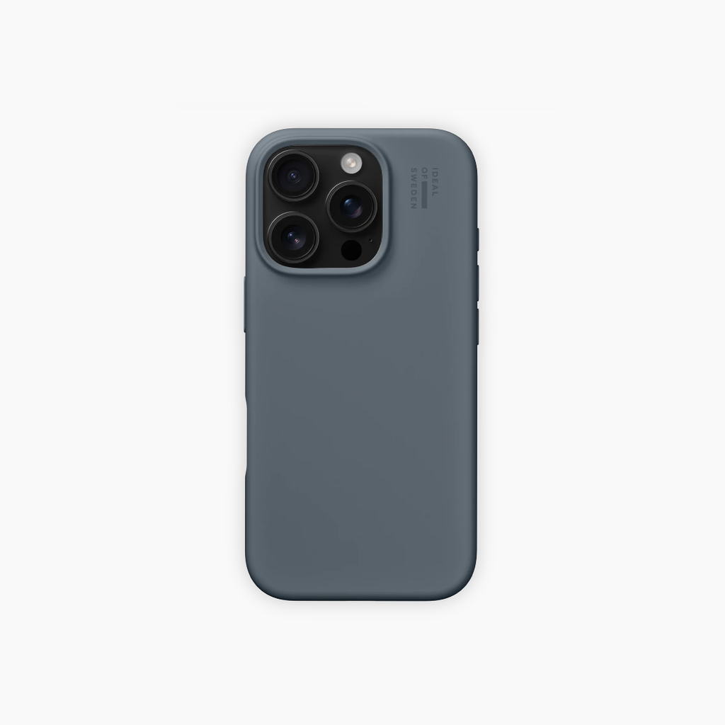 [IDSICMS-I2467P-411] غطاء سيليكون آيفون 16 برو ماكس من أيديال أوف سويدن - لون أزرق منتصف الليل