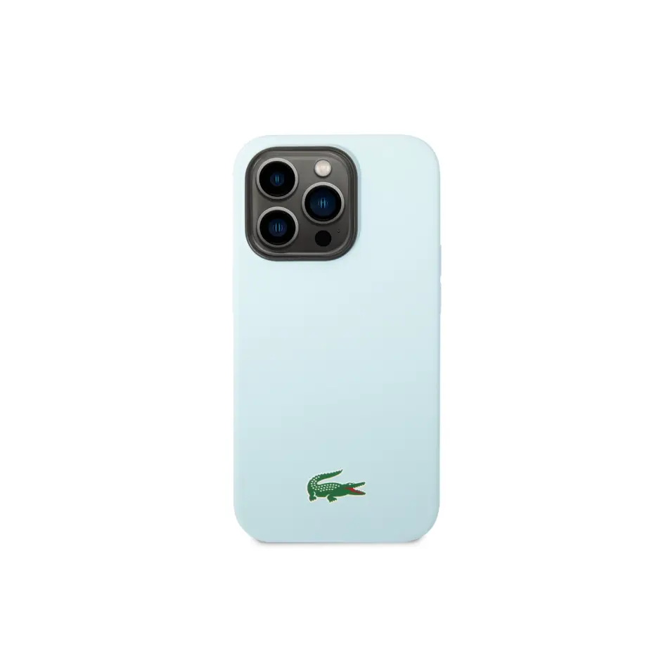 [LCHMP15LSLOLB] Lacoste iPhone 15 Pro MagSafe Croc Logo, Blue