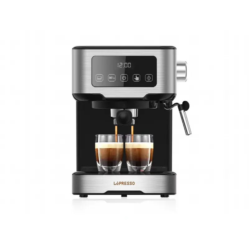 [LP15DCMBK] LePRESSO 1.5L Dual Drip Barista Espresso Machine, Black