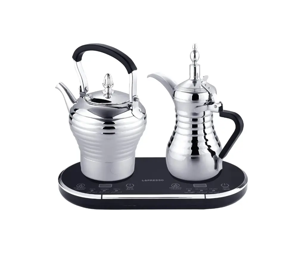 [LPARCTMSL] LePresso Electrical Arabic Coffee and Tea Maker 1600W, Silver