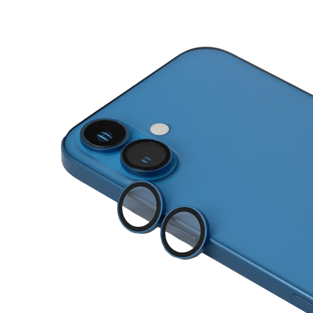 [LVL-DUO-16-BL] Levelo iPhone 16 |16 Plus Camera Protector, Blue