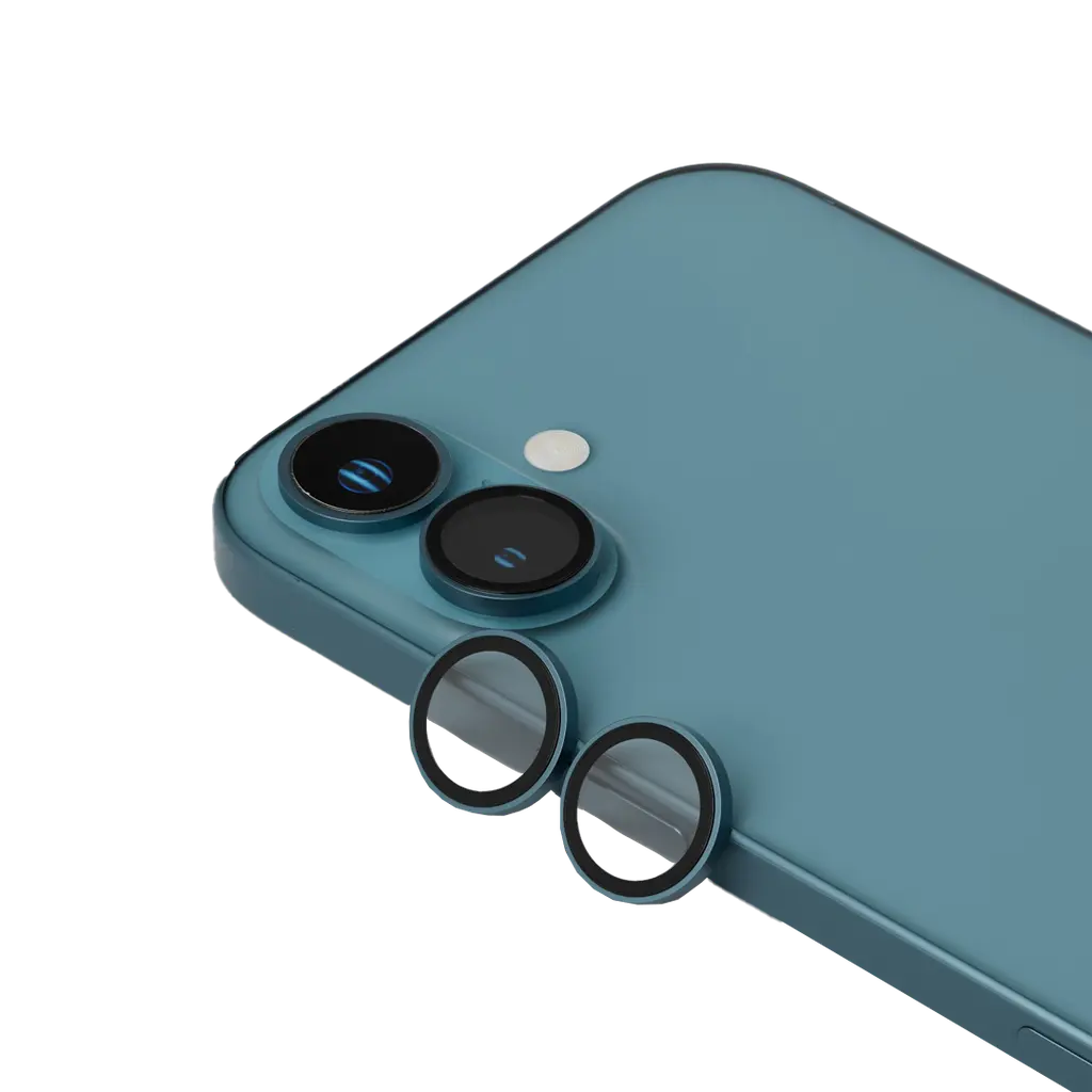 [LVL-DUO-16-NGN] Levelo iPhone 16 |16 Plus Camera Protector, Neptune Green