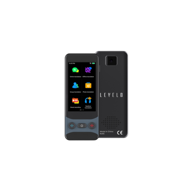 [LVLFLVTGY] Levelo Fluentlink Online & Offline Translator, Grey