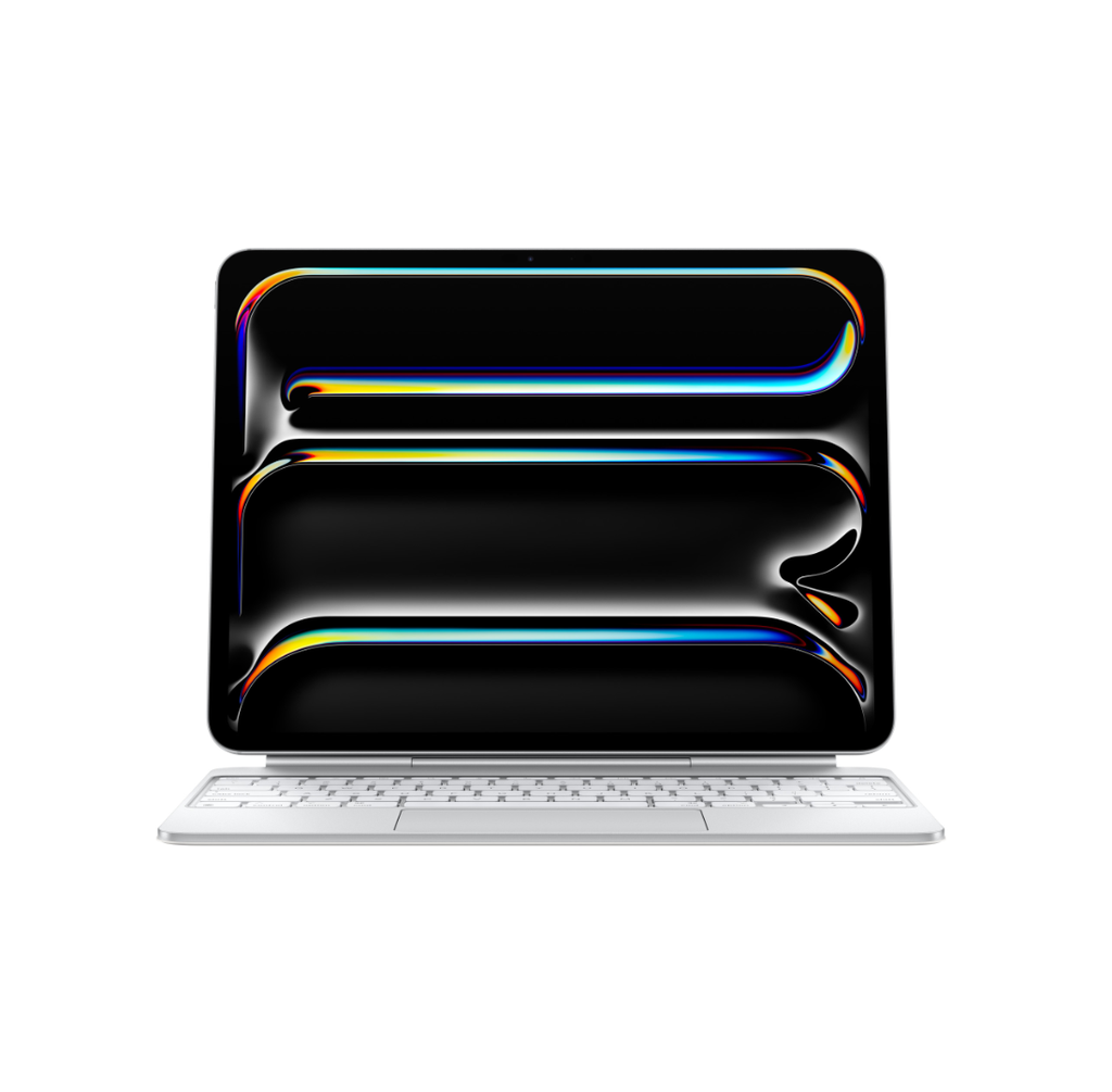 [MWR03AB/A] Apple Magic Keyboard iPad Pro 11 M4 Arabic, White