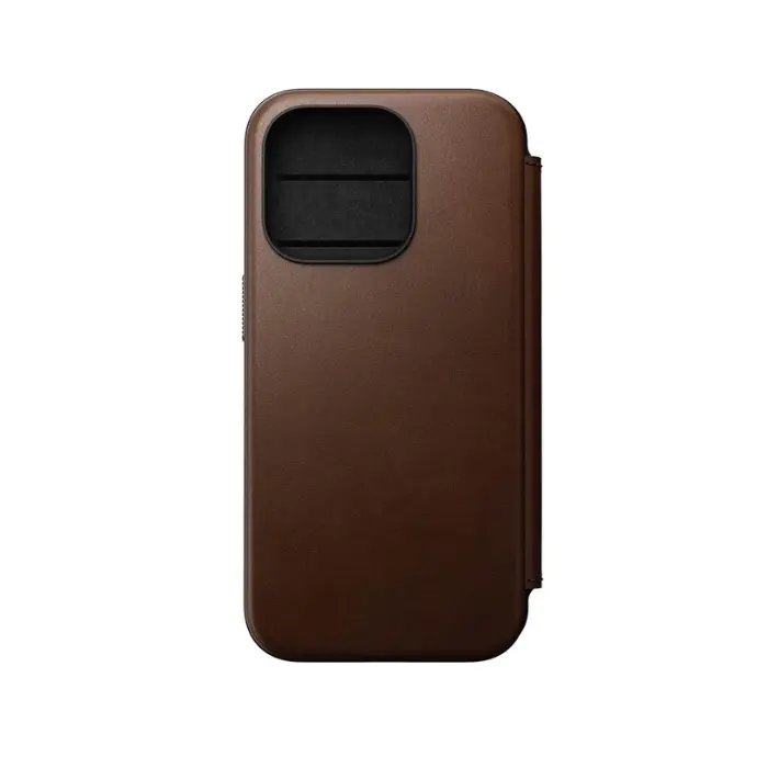 [NM01628385] NOMAD IPHONE 15 PRO MODERN LEATHER FOLIO, BROWN