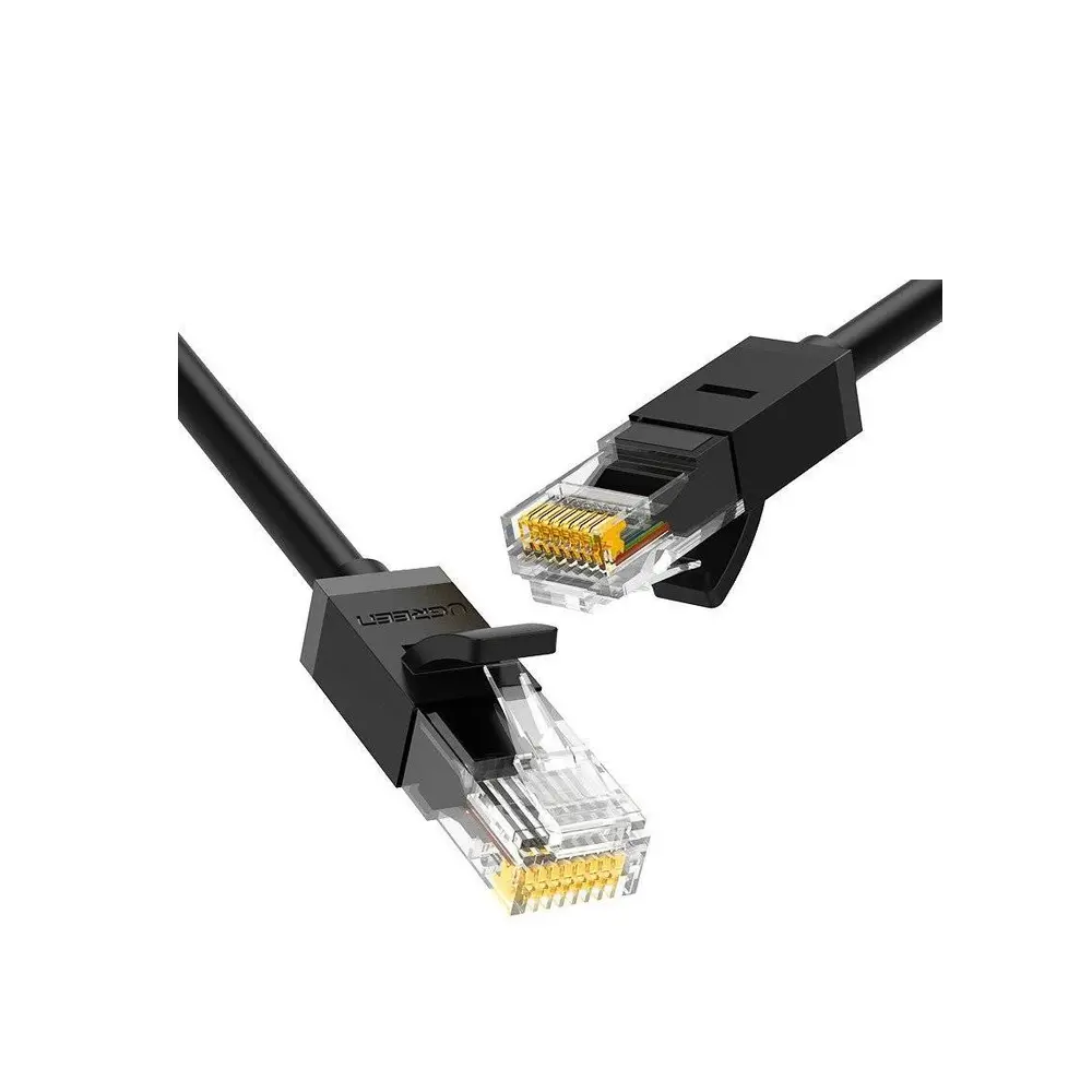 [NW102-5M] UGREEN 5M Cat 6 Round UTP Gigabit Ethernet Network Cable, Black