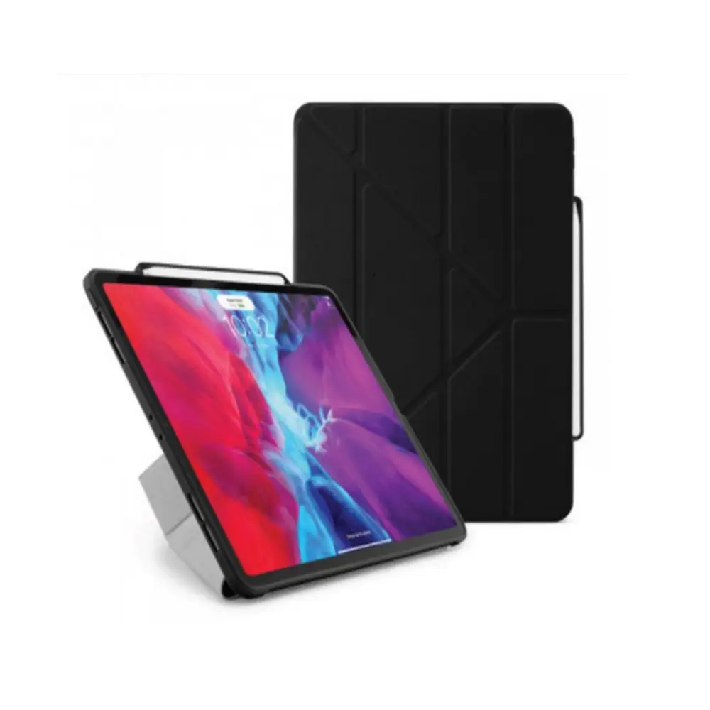 [P049-49-R] Pipetto iPad Pro 12.9 Origami Pencil Case Black
