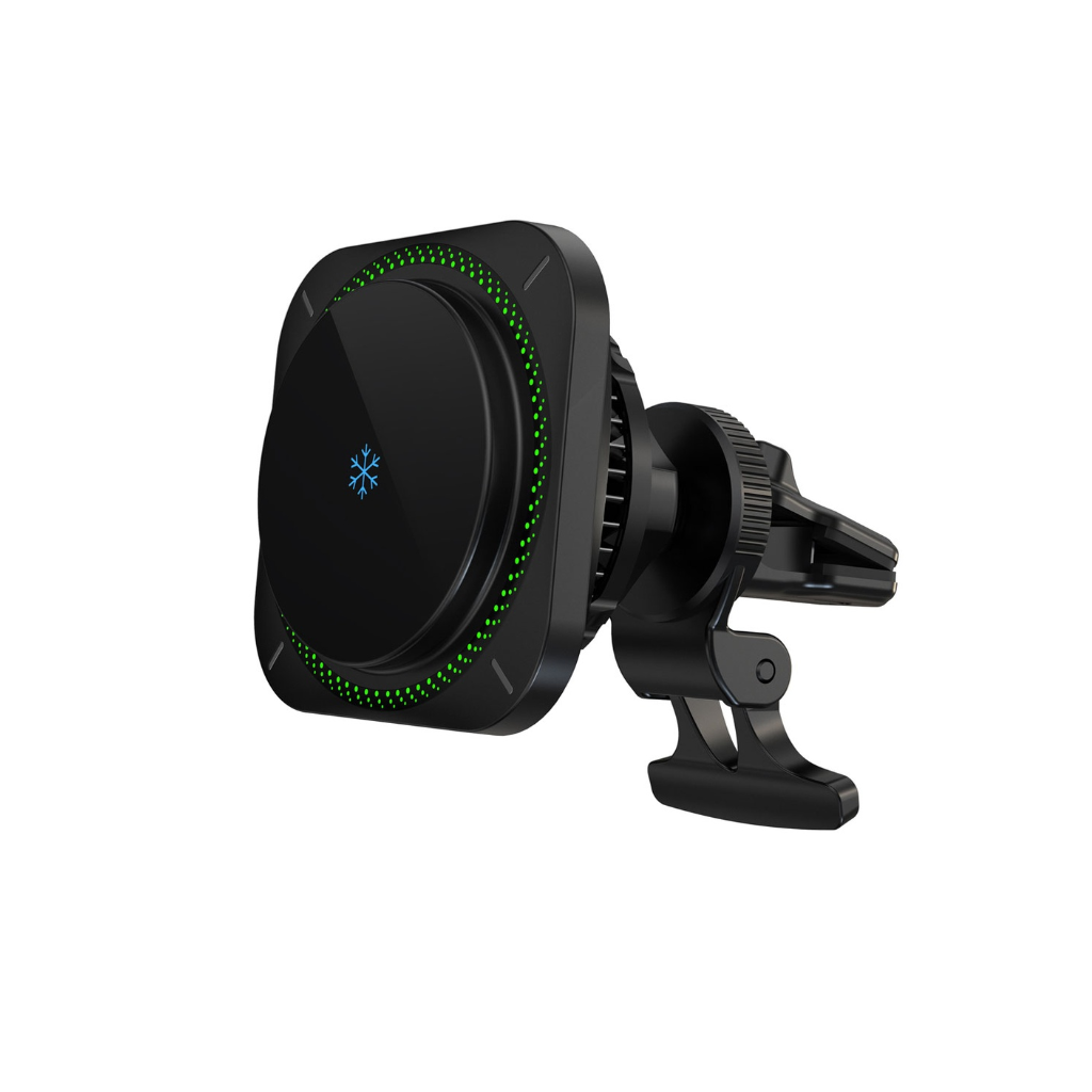 [P15WMCPS] Powerology 15W Qi2 Standard MagSafe Fast Charger, Black