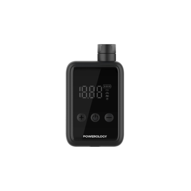 [P25CMAPBK] Powerology Super Compact Tire Inflator, Black