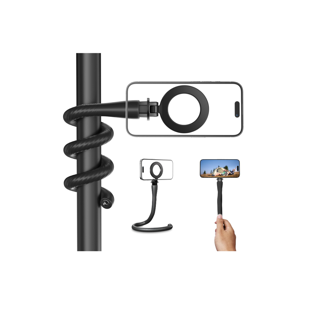 [P3-FM-01-BK] Telesin Flexible Magnetic Phone Holder, Black