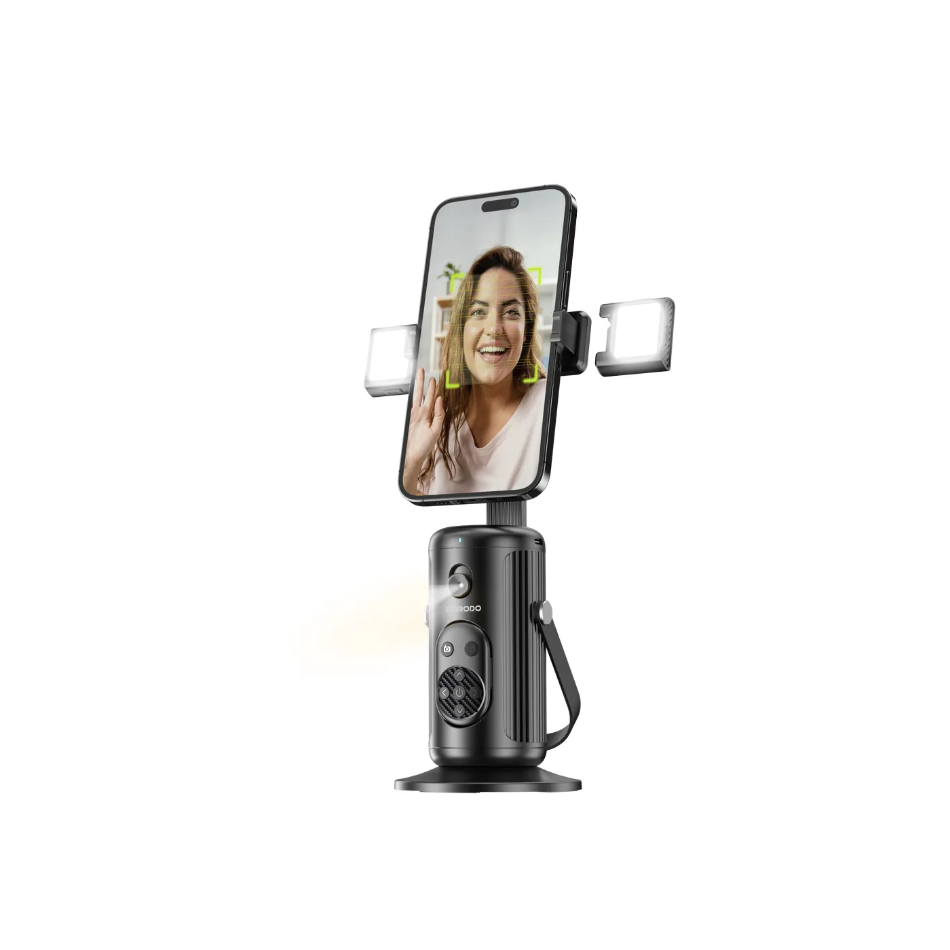 [PD-HS13-BK] Porodo HS13 Face Tracking Smart Mount, Black