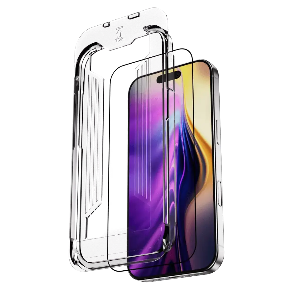 [PM-BPC17P] Blupebble iPhone 17 Pro Glass Protector, Clear