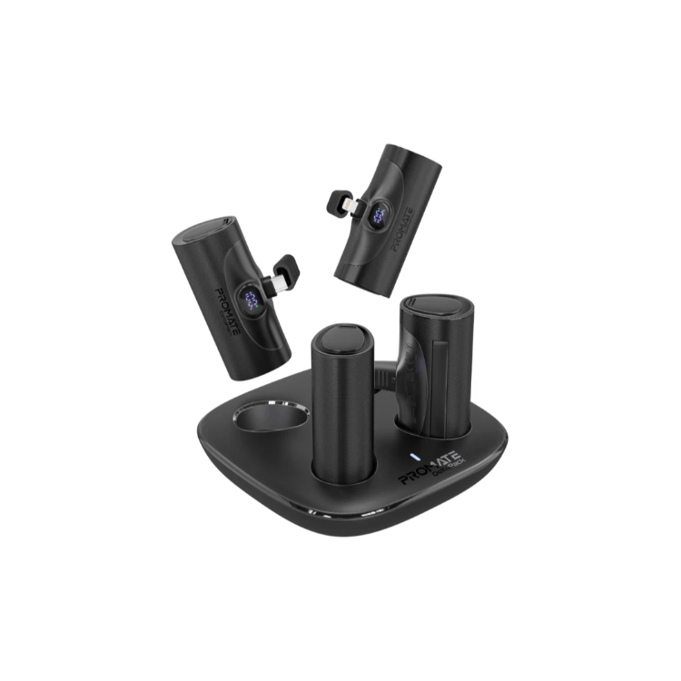 [PM-DELTAPACK-BK] PROMATE DELTAPACK 5K 4 PCS POWER BANK, BLACK