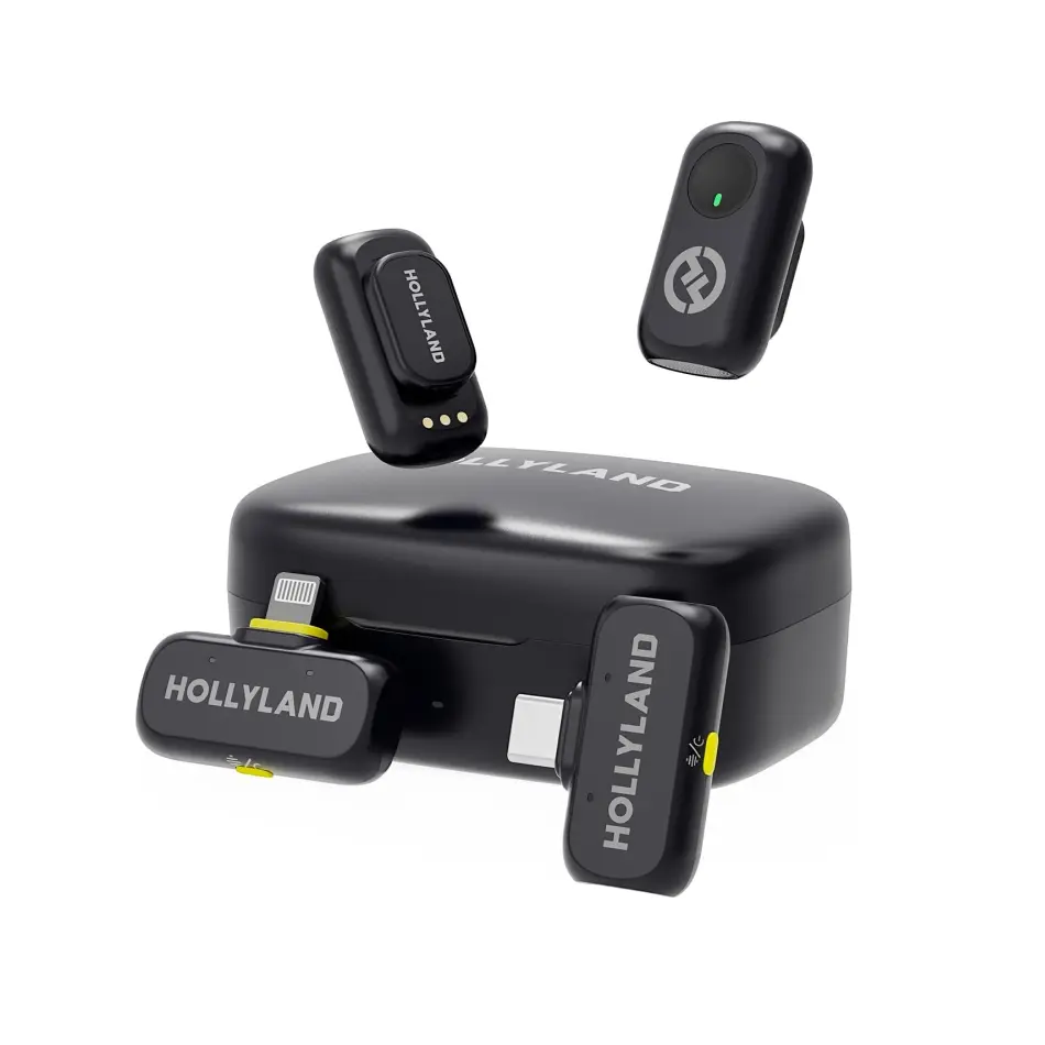 [PM-LRKA1BK] ميكروفون لاسلكي لارك اي 1 من هولي لاند - لون أسود