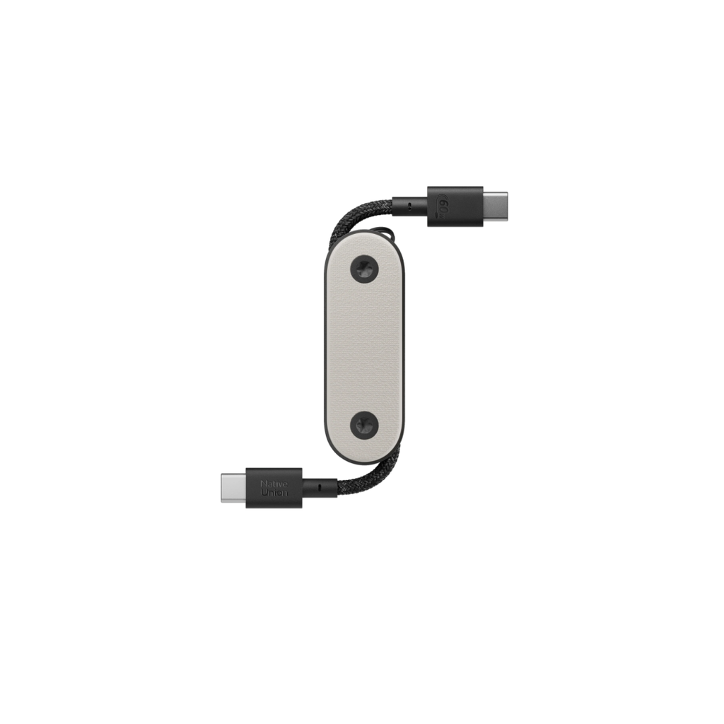 [POCK-C-SAN-NP] Native Union Pocket 60W USB-C to USB-C Cable, Sandstone