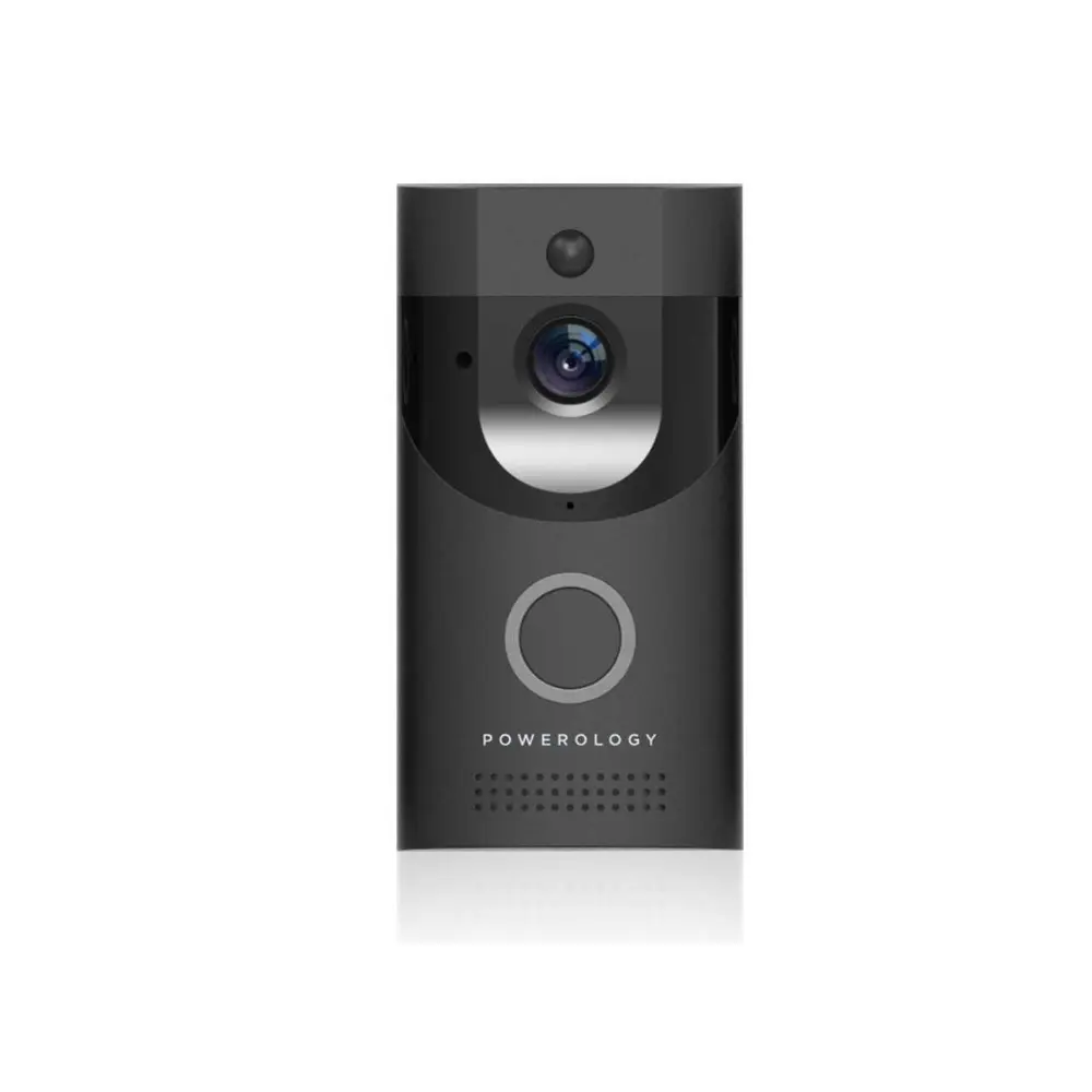 [PSVDBBK] Powerology Smart Video Doorbell, Black