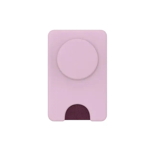 [PW+MS-BLUSH PINK- BB BB] Popsockets MagSafe Phone Wallet + Grip & Stand, Blush Pink