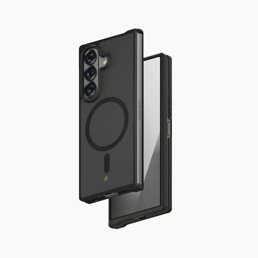 [SFD7MSB] Smartix Ultraguard Magnetic Colour Case for Samsung Fold 7, Black