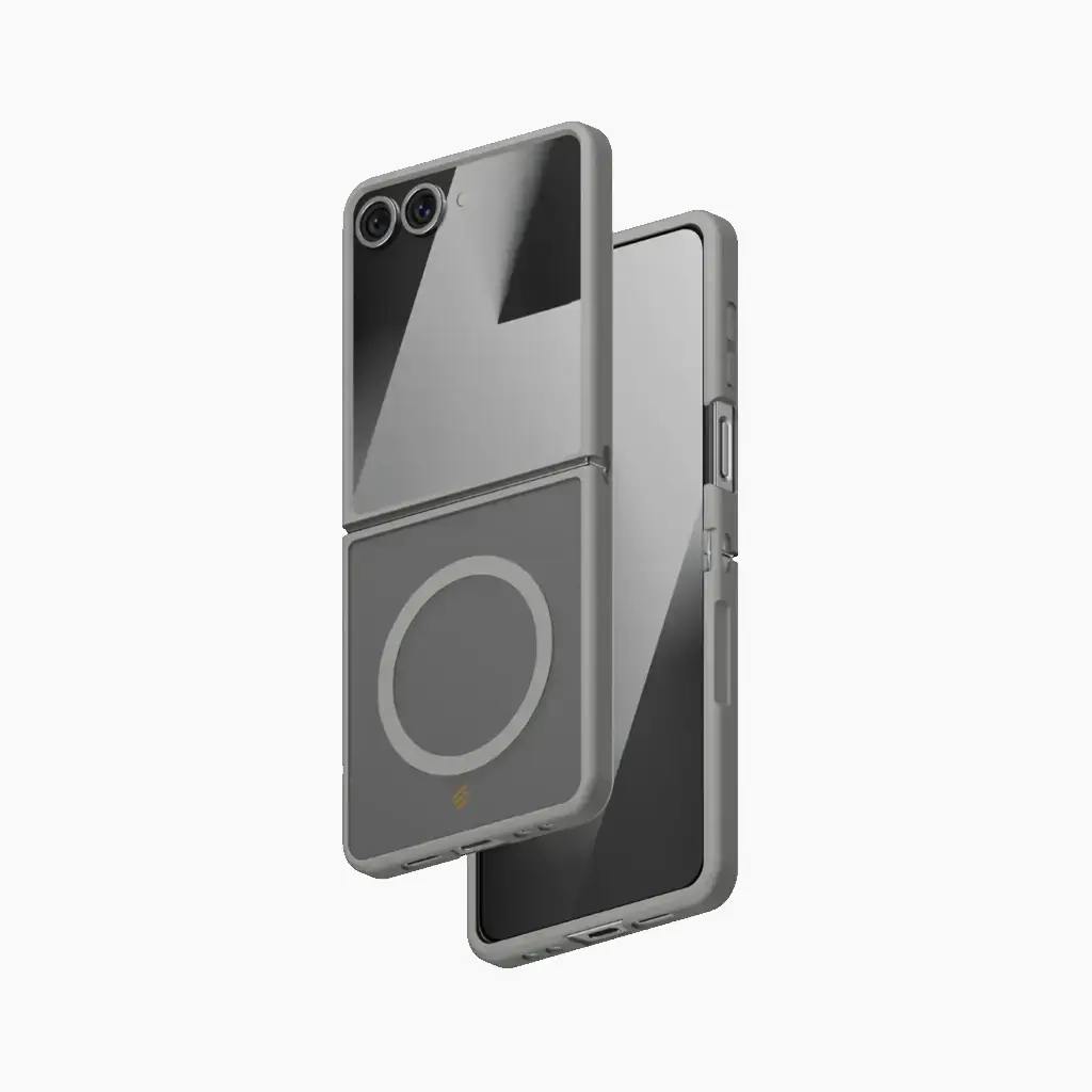 [SFL7MSC] Smartix Ultraguard Magnetic Colour Case for Samsung Flip 7, Grey