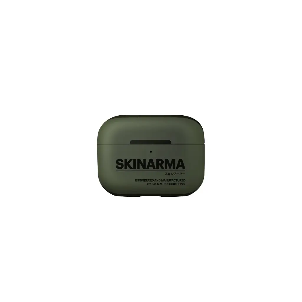 [SK-AP2-SPUNK-GRN] SKINARMA AIRPODS PRO 2  SPUNK LEATHERETTE, GREEN