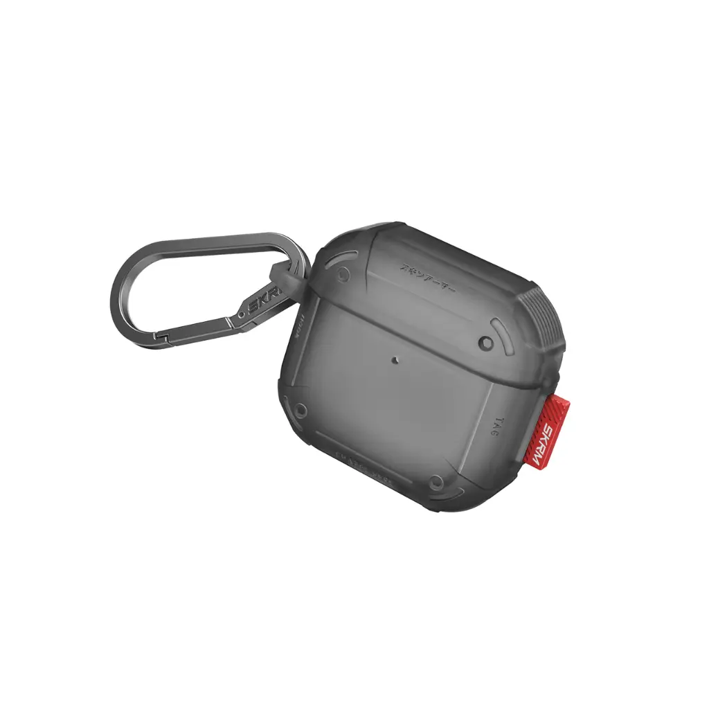 [SK-AP4MCCE-SMK] SKINARMA AIRPODS 4 MECHA CE, SMOKE