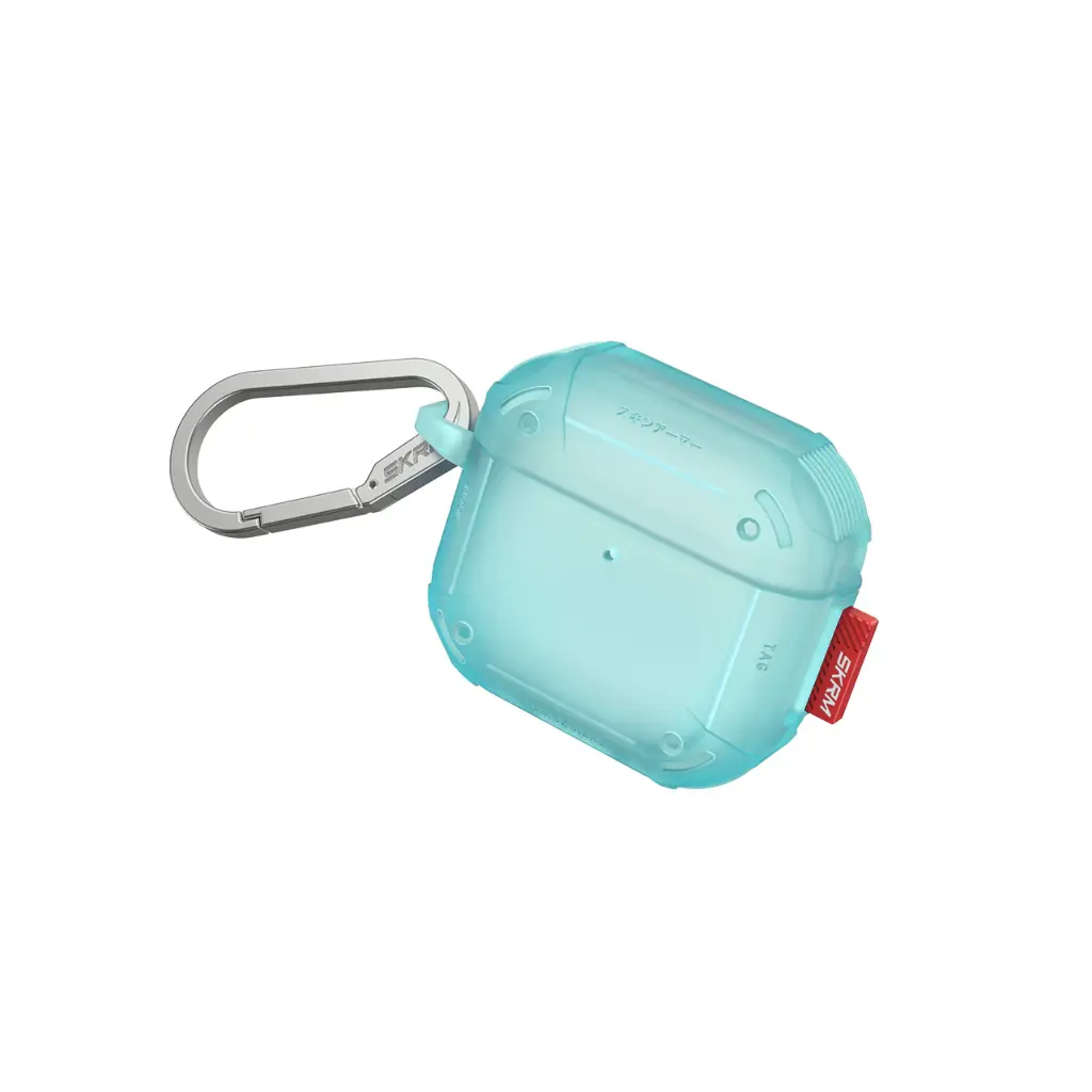 [SK-AP4MCCE-TEAL] SKINARMA AIRPODS 4 MECHA CE, TEAL