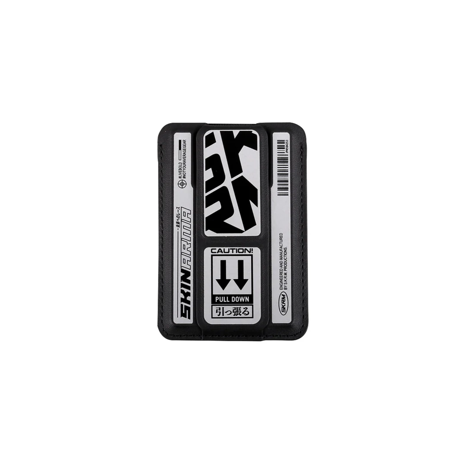 [SK-KADO-KIRASIL] SKINARMA KADO MANETIC CARD HOLDER KIRA KOBAI CHROME