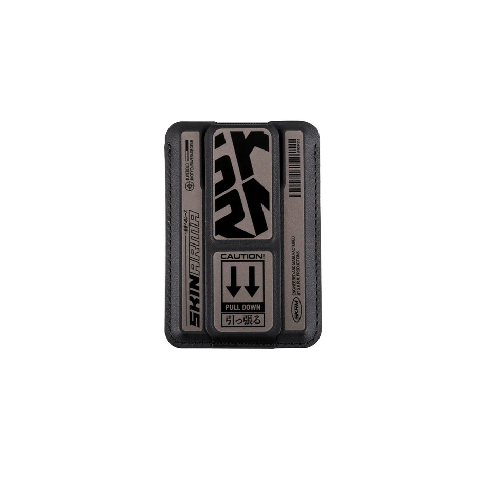 [SK-KADOKIRAGMT] SKINARMA KADO MANETIC CARD HOLDER KIRA KOBAI GUNMETAL