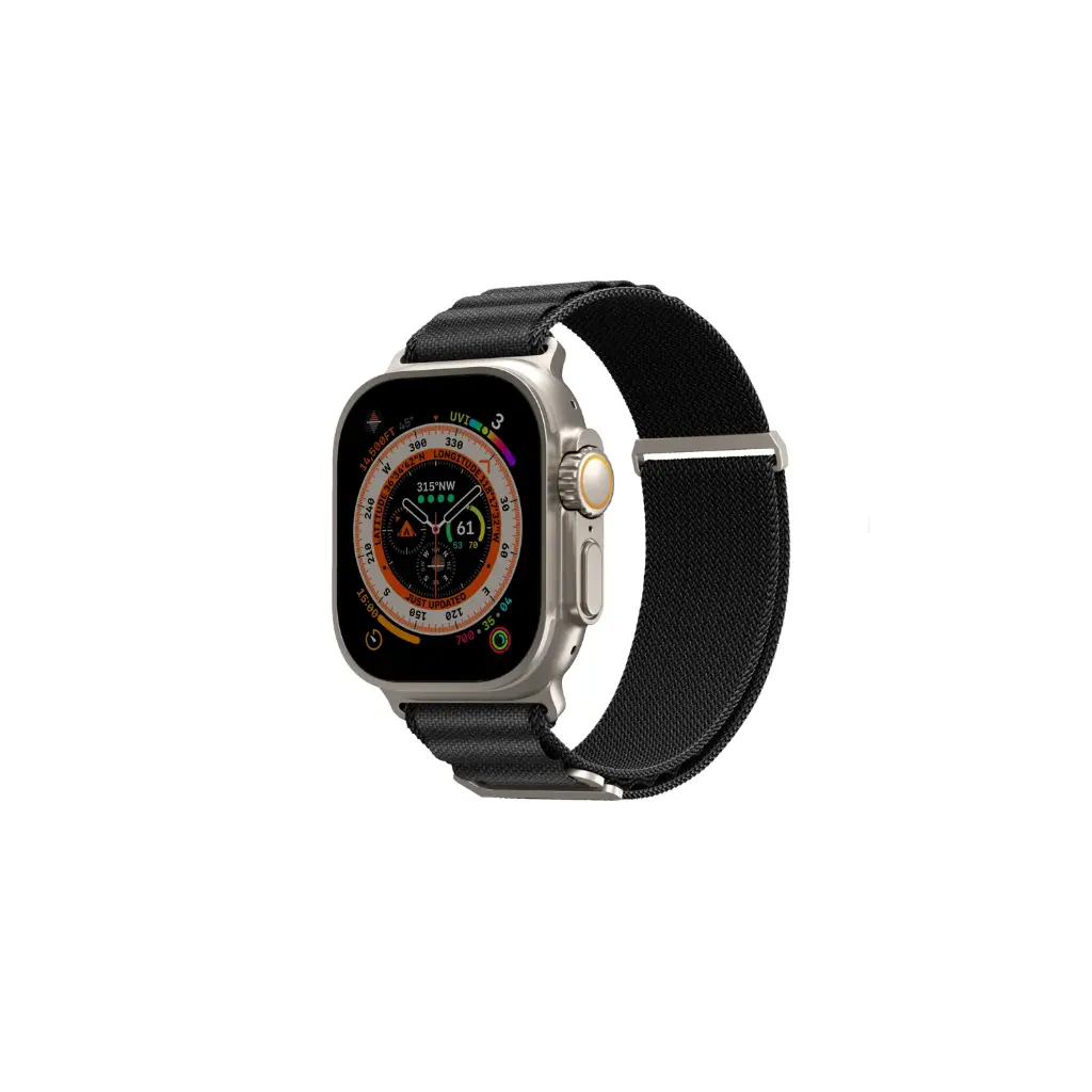 [SK-KOBU49-BLACK] SKINARMA APPLE WATCH ULTRA 49MM KOBU, BLACK