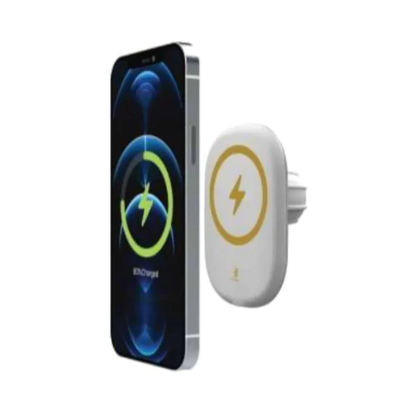 [SSMFD01] Smartix 15W MagFreedom Wireless Car Charger - White