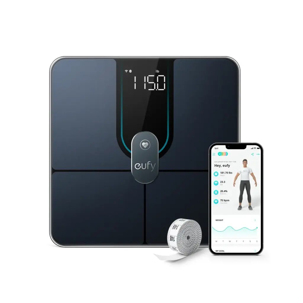 [T9149K11] Eufy P2 Pro Smart Scale, Black