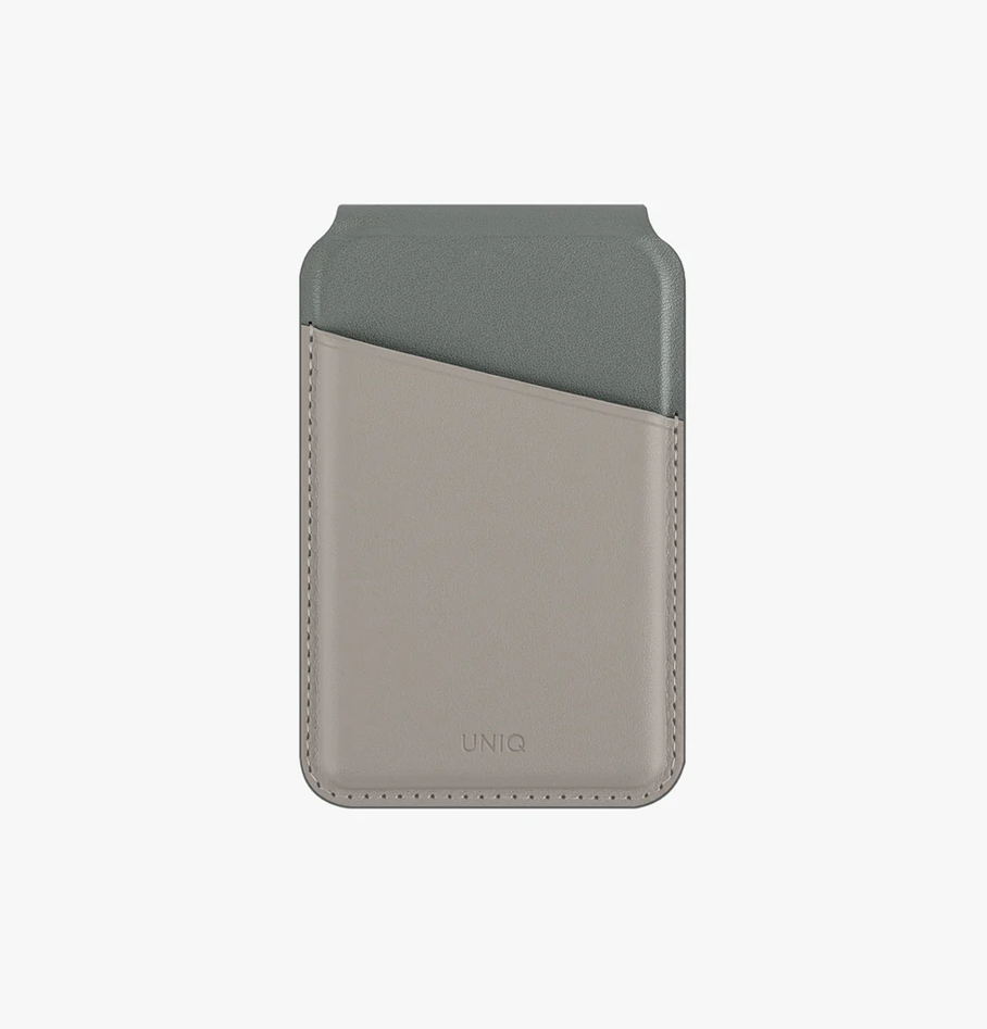 [UINQ-LYDENDS-IVYLGRN] UNIQ LYDEN DS RFID BLOCKING MAGNETIC CARDHOLDER WITH STAND, IVORY/LITCHEN GREEN
