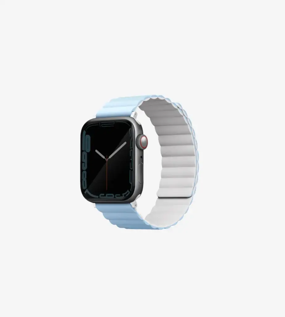 [UNIQ-45MM-REVWHTBLU] UNIQ REVIX APPLE WATCH STRAP 44/45MM, WHITE|BLUE