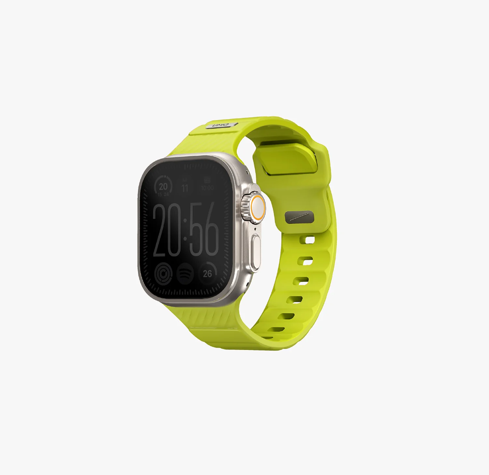 [UNIQ-49MM-STRILGRN] UNIQ APPLE WATCH 49|45|44|42MM STRIDE FKM, LIME GREEN