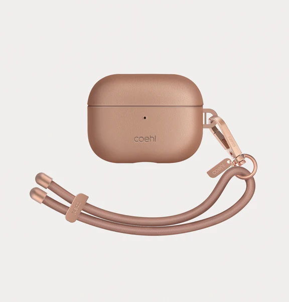 [UNIQ-AIRPODSPRO2-HAVDNUDE] غطاء ايربودز برو 2 كوهل هيفن من يونيك - لون نوود غامق