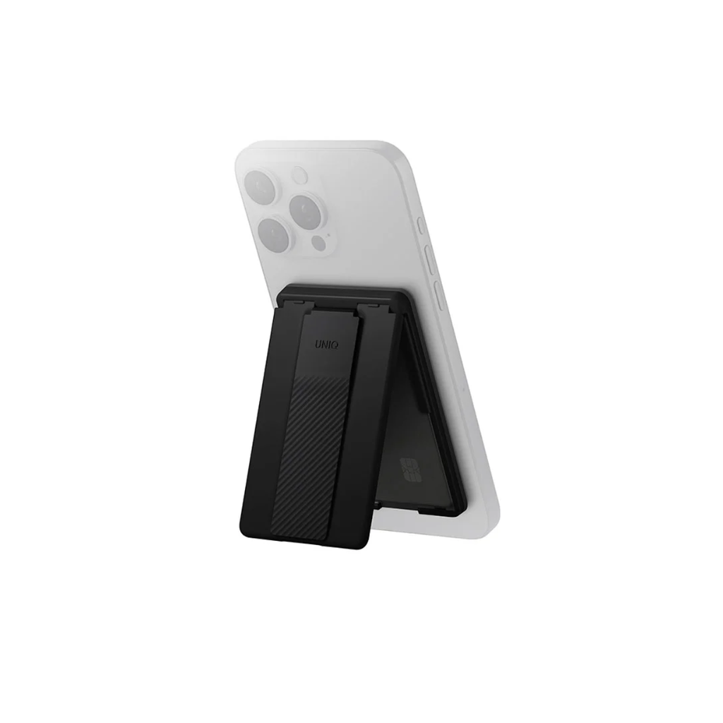 [UNIQ-HELDCH-BLACK] UNIQ HELDRO ID MAGNETIC CARD HOLDER WITH FLEXGRIP, BLACK