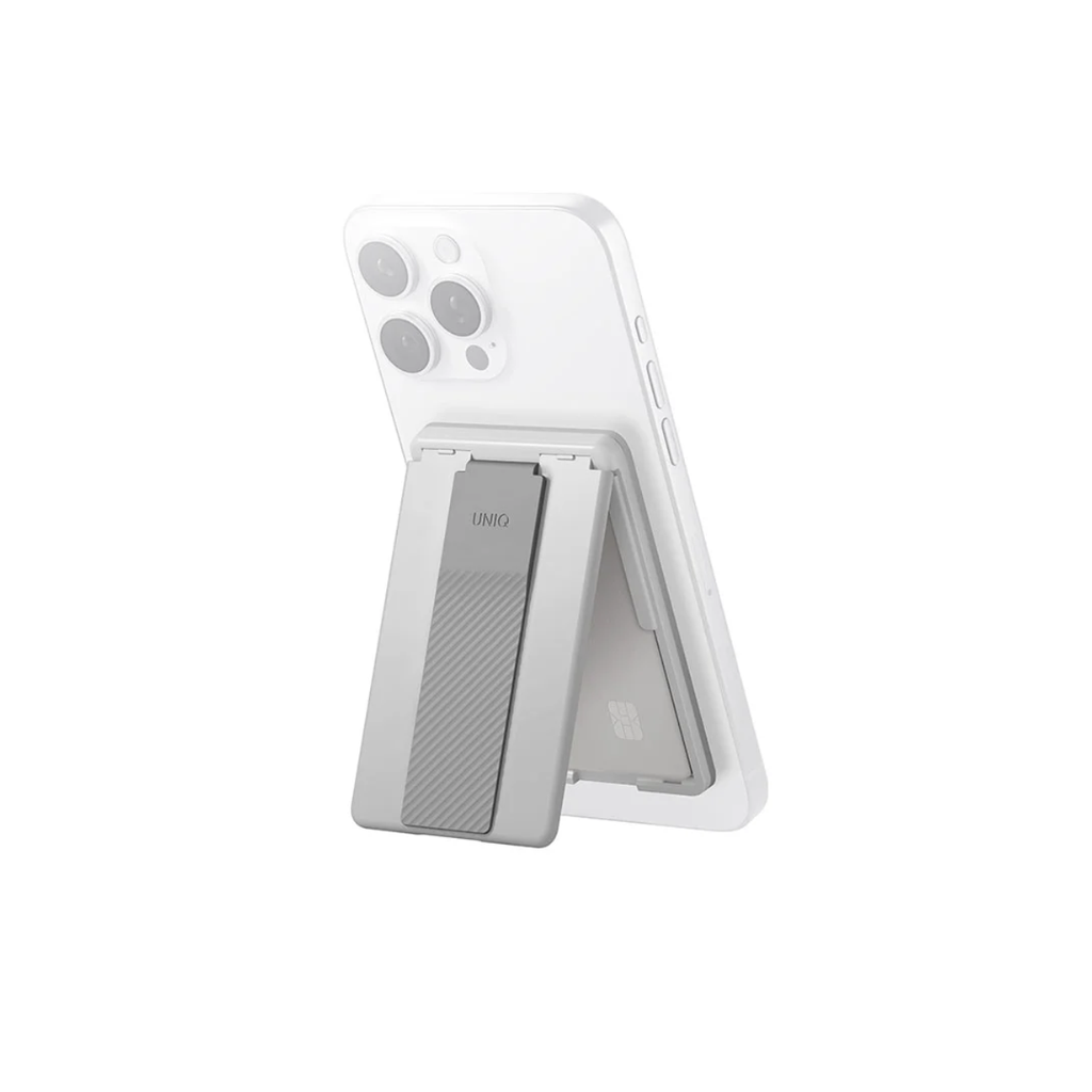 [UNIQ-HELDCH-CGREY] UNIQ HELDRO ID MAGNETIC CARD HOLDER WITH FLEXGRIP, CHALK GREY