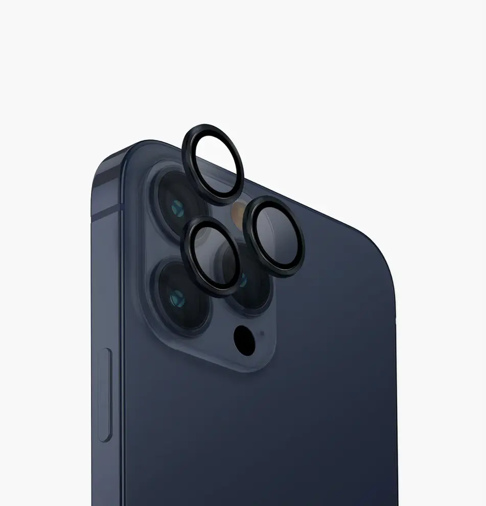 [UNIQ-IP6.1P(2023)-ALENSBLU] UNIQ IPHONE 15 PRO|15 PRO MAX CAMERA PROTECTOR, DEEP BLUE