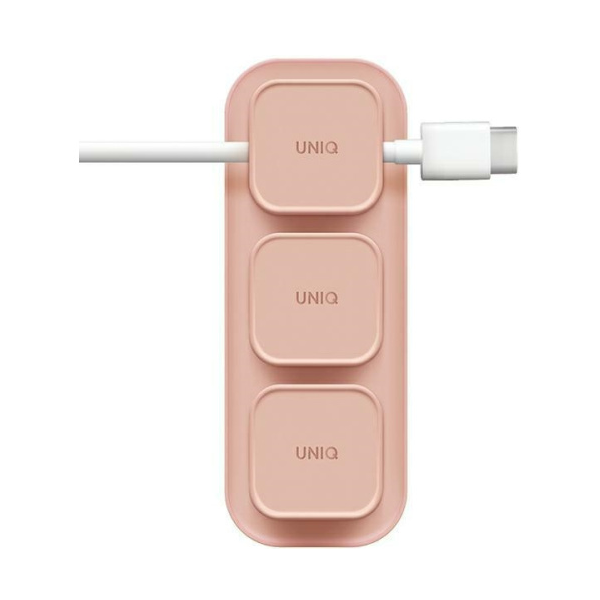 [UNIQ-POD-PINK] Uniq Pod Mag Cable Organization Buttons Pack with Base Bundle, Pink