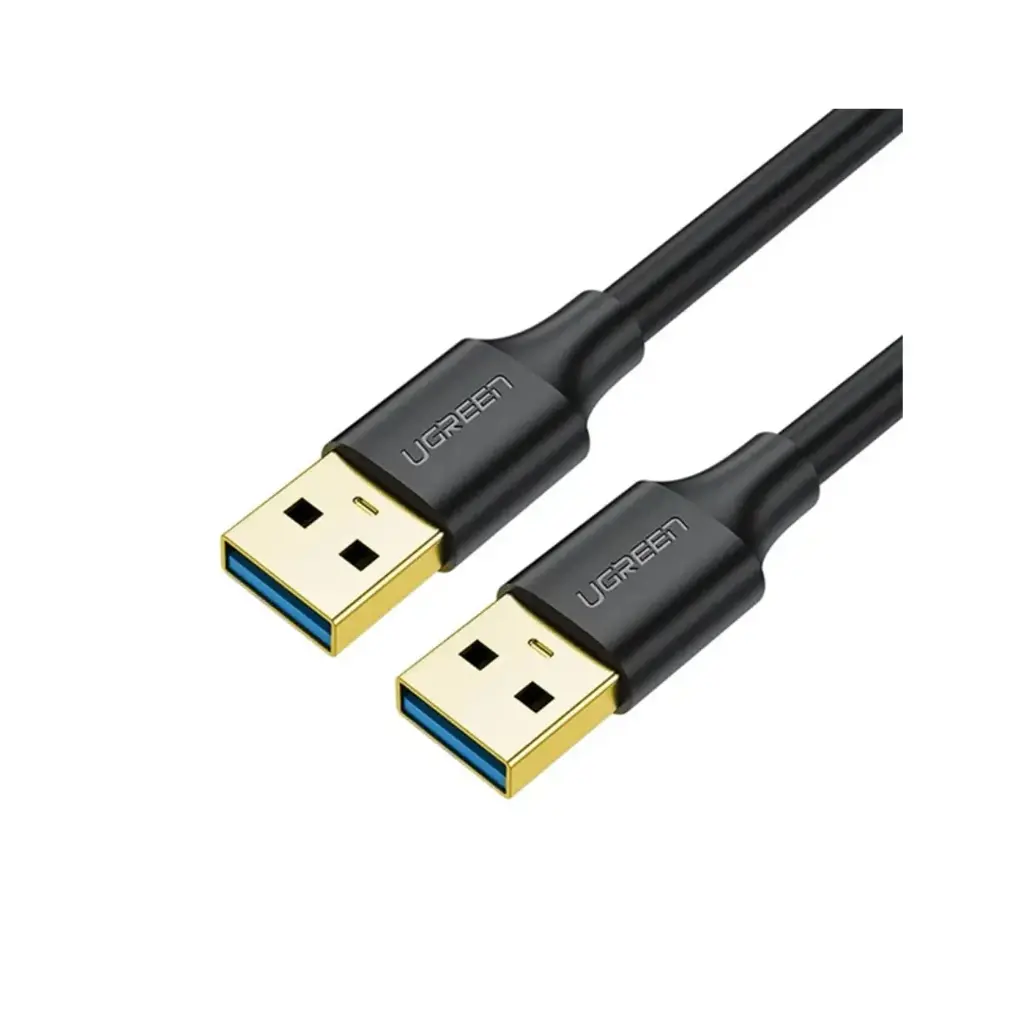 [US128-BLK-1M] كابل يو اس بي اي 3.0 ذكر إلى ذكر بطول 1 متر من يو جرين - لون أسود