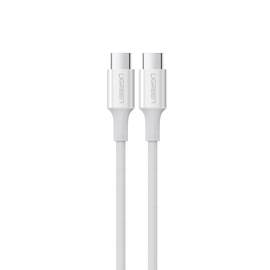 [US264-WHT-2M] UGREEN 2m USB-C 2.0  To USB-C 2.0 Cable, White