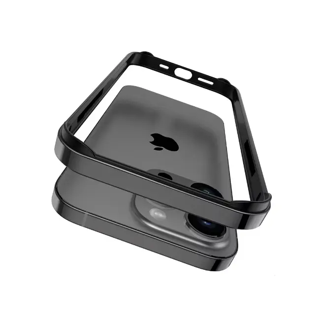 [WI-IP15M-BAMBER-CASE-BLK] غطاء بامبر آيفون 15 برو من ويزارد - لون أسود