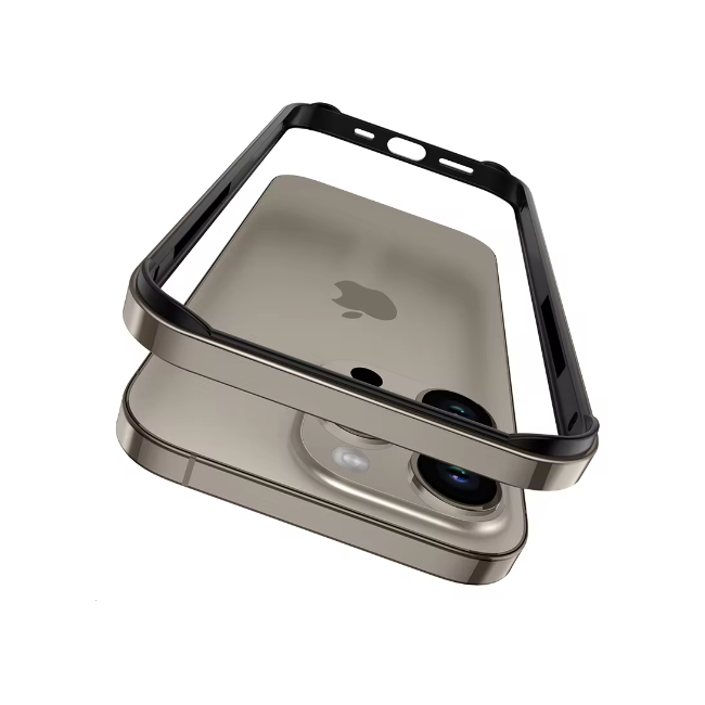 [WI-IP15P-BAMBER-CASE-GRY] Wizard iPhone 15 Pro Bamber Case, Gray